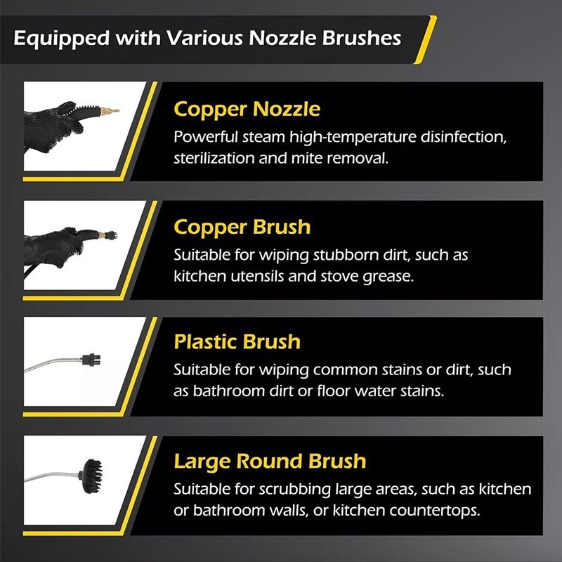 3800W High Pressure Steam Cleaner Household Car Steam Cleaner Cleaning Machine