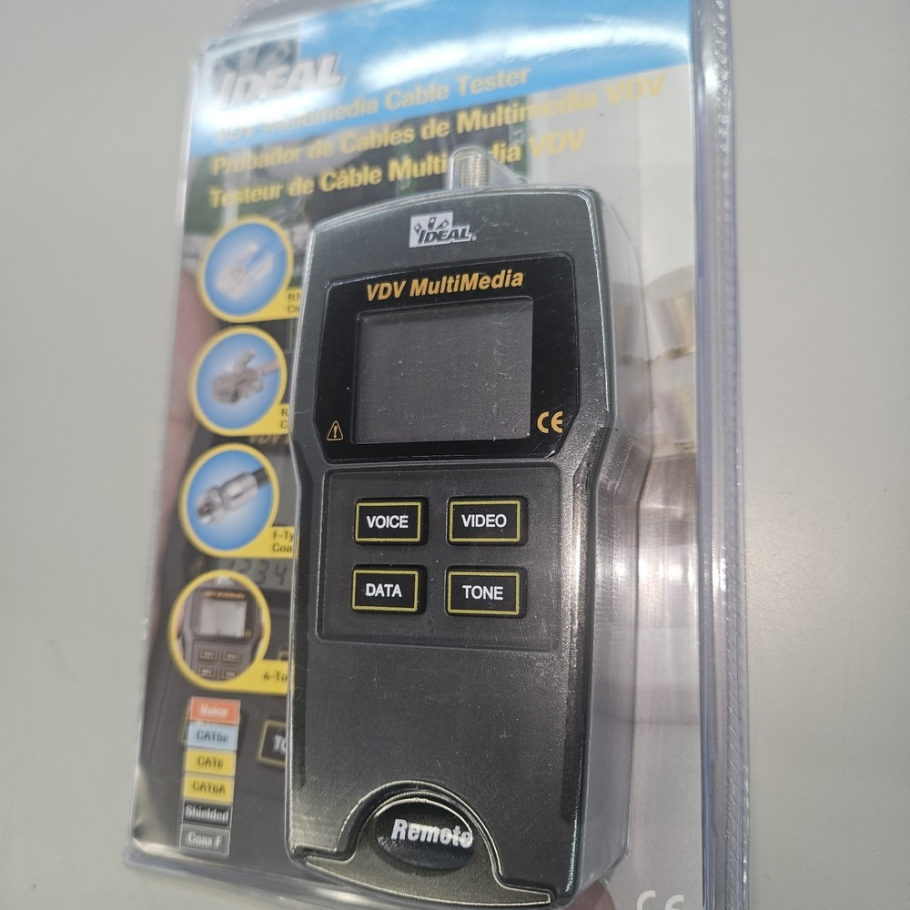 IDEAL #33-856 VDV Multimedia Cable Tester-NEW