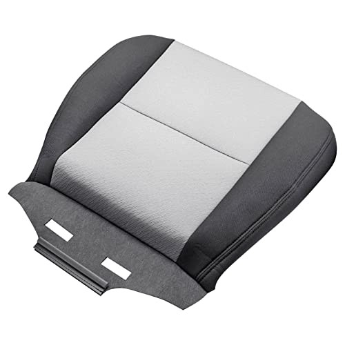 Front Driver Side Bottom Replacement Cloth Seat Cover Compatible with Gray