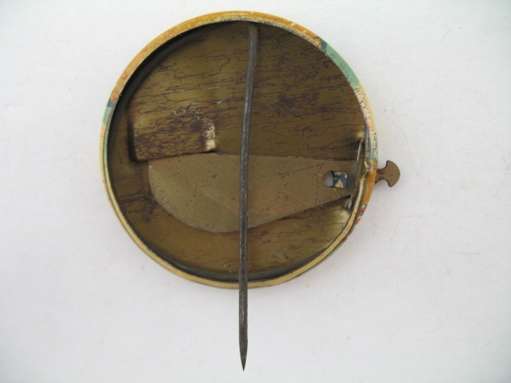 Uncle Sam Hanging evil man Mechanical Pinback: Let’s Pull Together