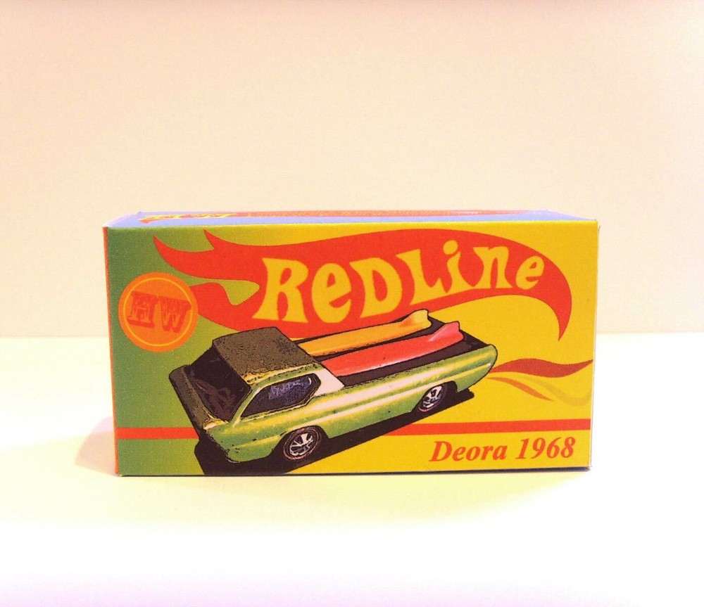 HOT WHEELS REDLINE - 'DEORA' - Superb custom display / reproduction box.