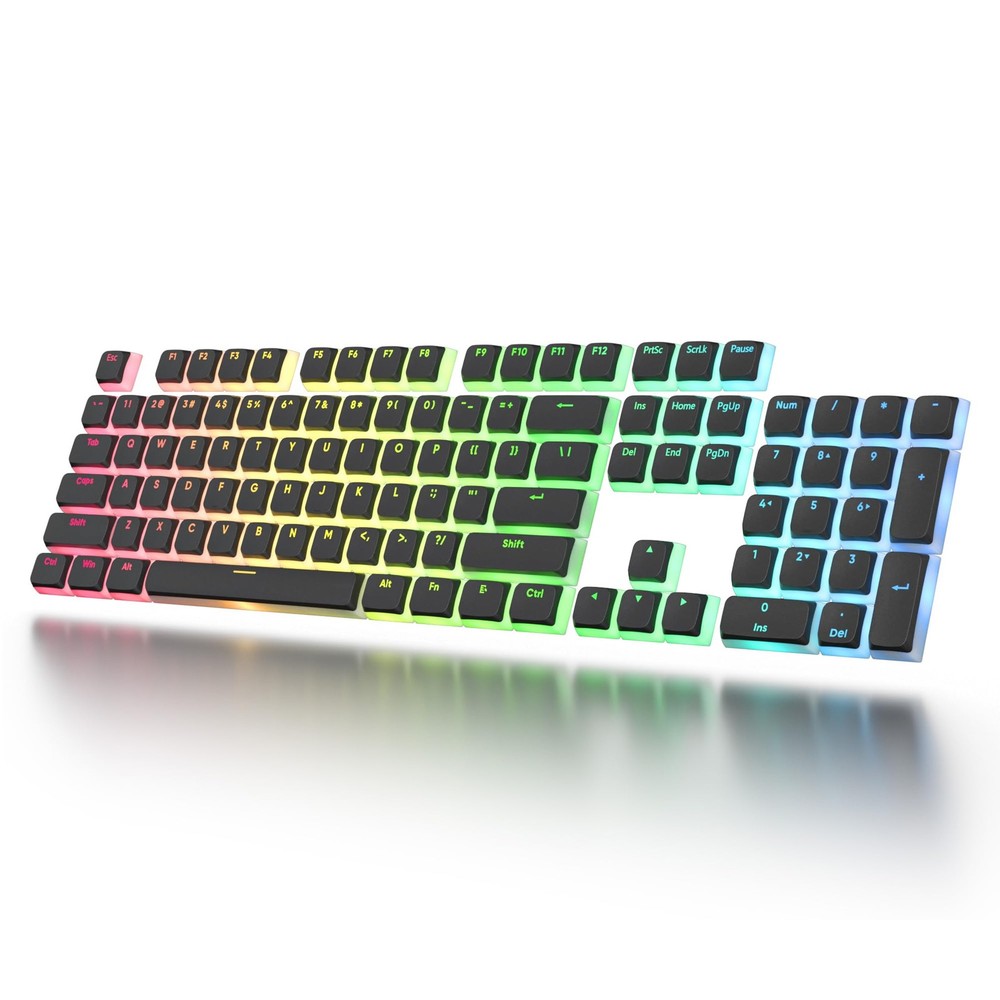 Pudding Keycaps Double Shot PBT Keycaps XDA Profile Translucent Layer for Ful...