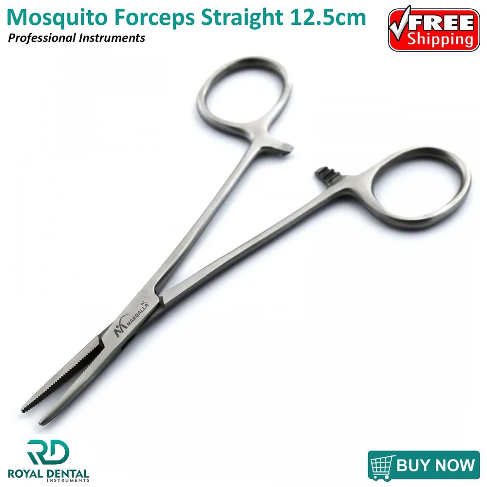 MOSQUITO HEMOSTAT LOCKING FORCEPS STRAIGHT SURGICAL INSTRUMENTS CE