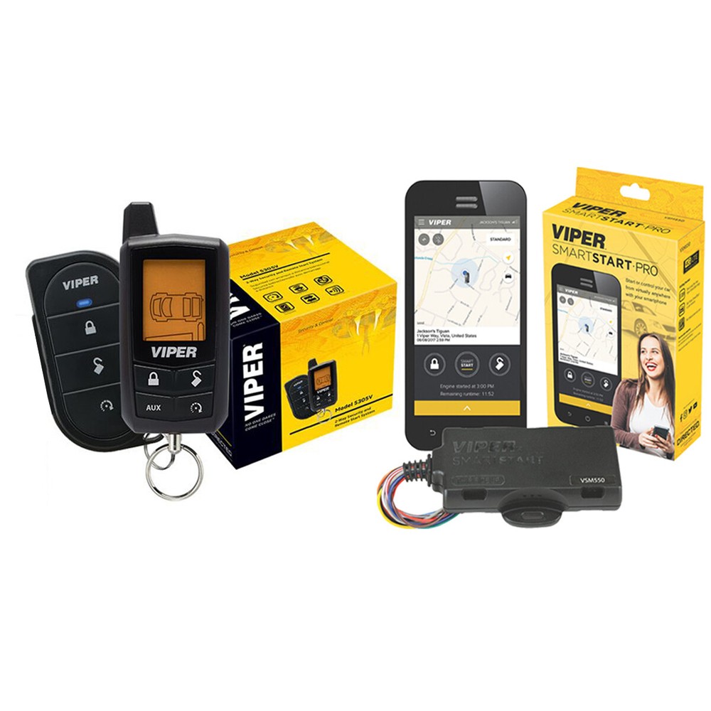 Viper 5305V Alarm & Remote Start + SmartStart VSM550 Bundle