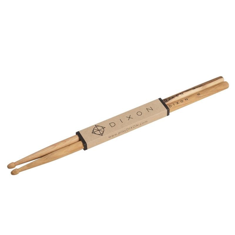 Dixon Hickory 7A Drumsticks, Wood Tip