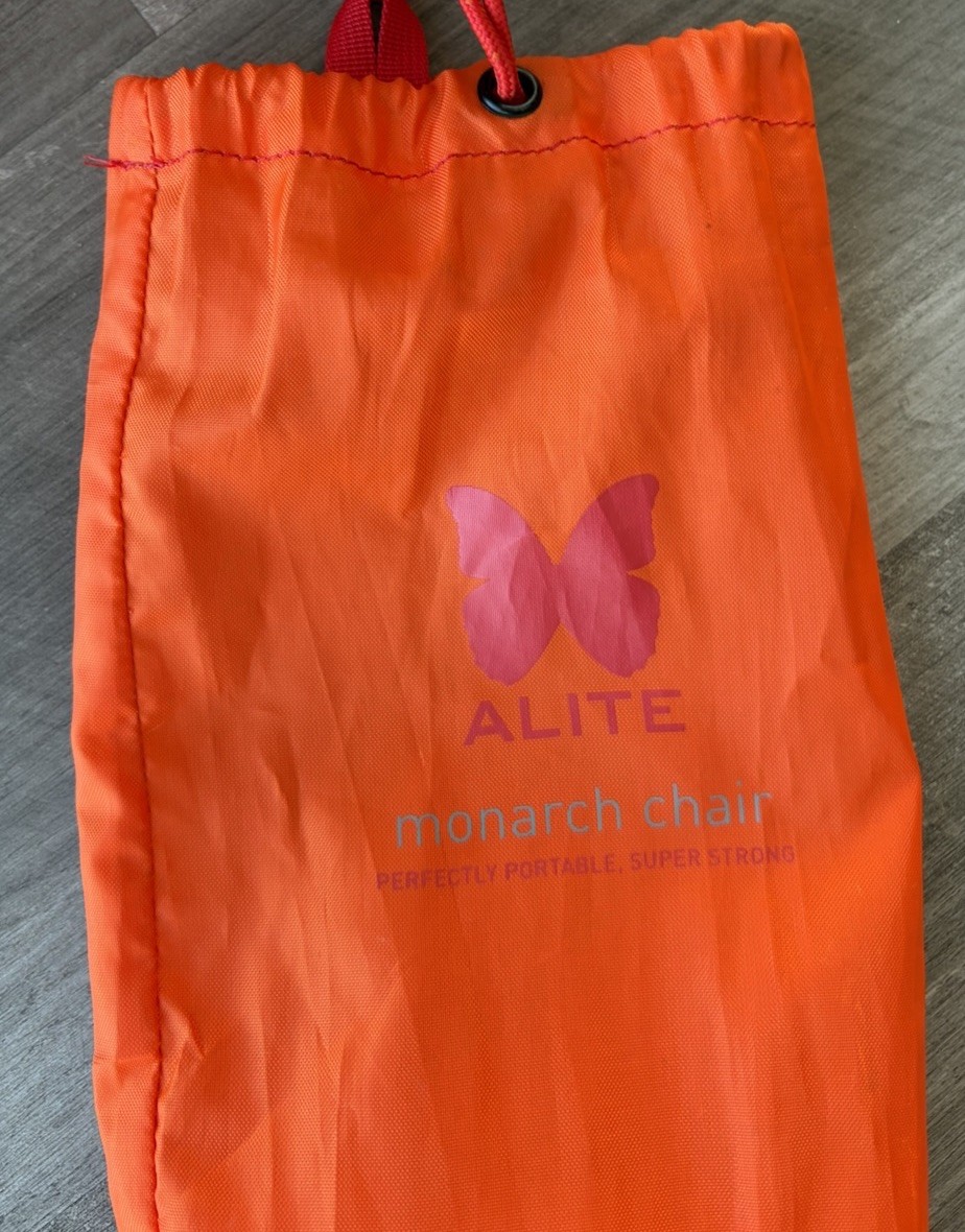 Alite Monarch Backpacking Camping Hiking Ultra Light Chair Orange Black