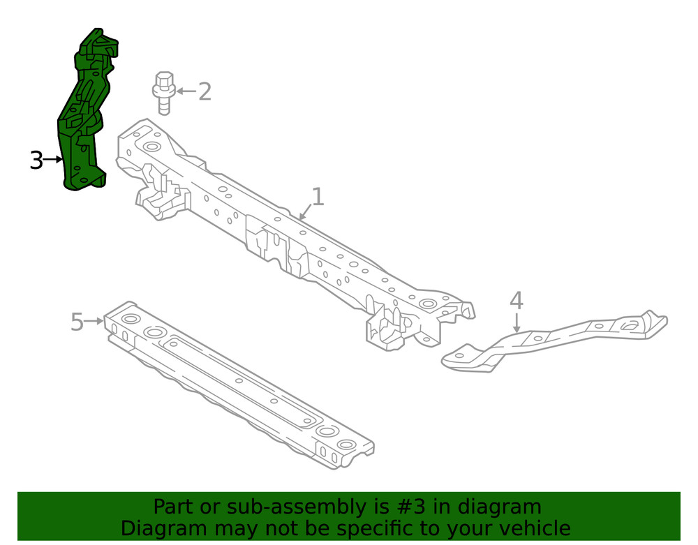 Genuine Mitsubishi Bracket 5256C110