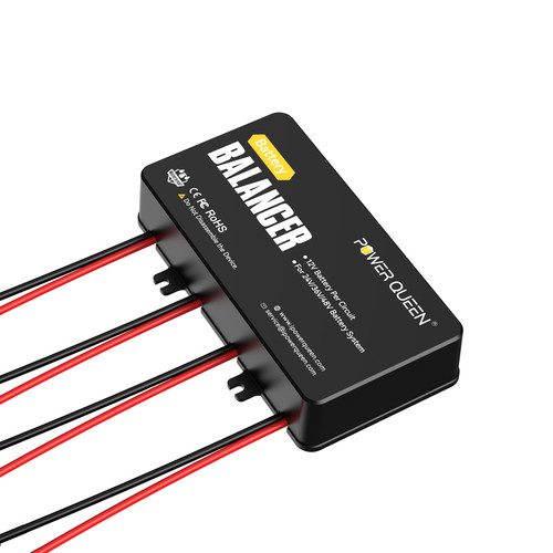 Power Queen Battery Balancer Equalizer for 24V/36V/48V Bank LiFePO4/AGM/Gel/SLA
