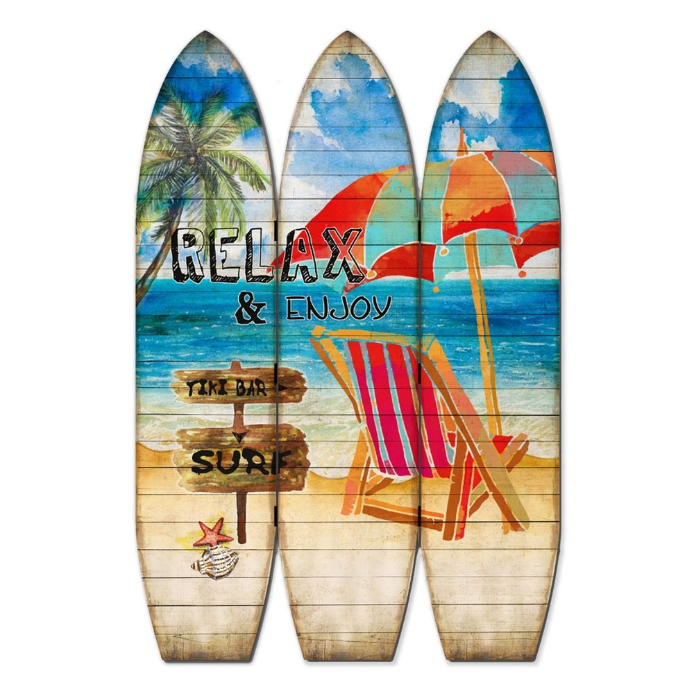 47X1X71 Multicolor Surfboard Screen