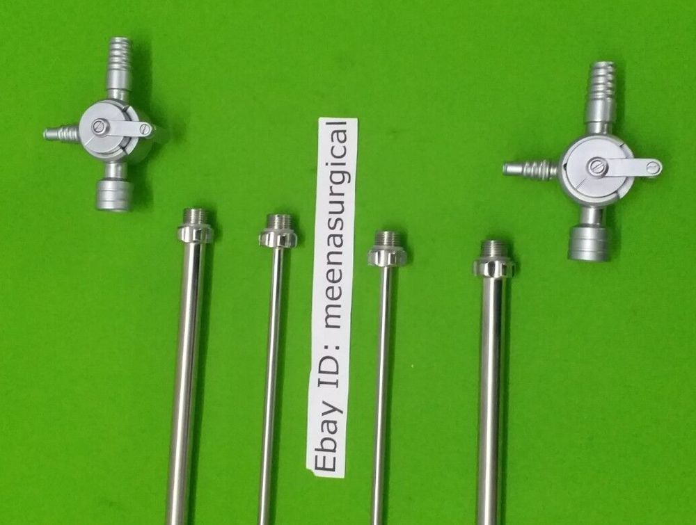 2PC Suction Irrigation 10x330mm Laparoscopic Endoscopy Surgical Instruments
