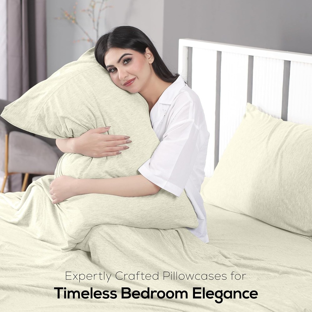 King Size Bedding Set - Knit Sheet Set (4-Piece)