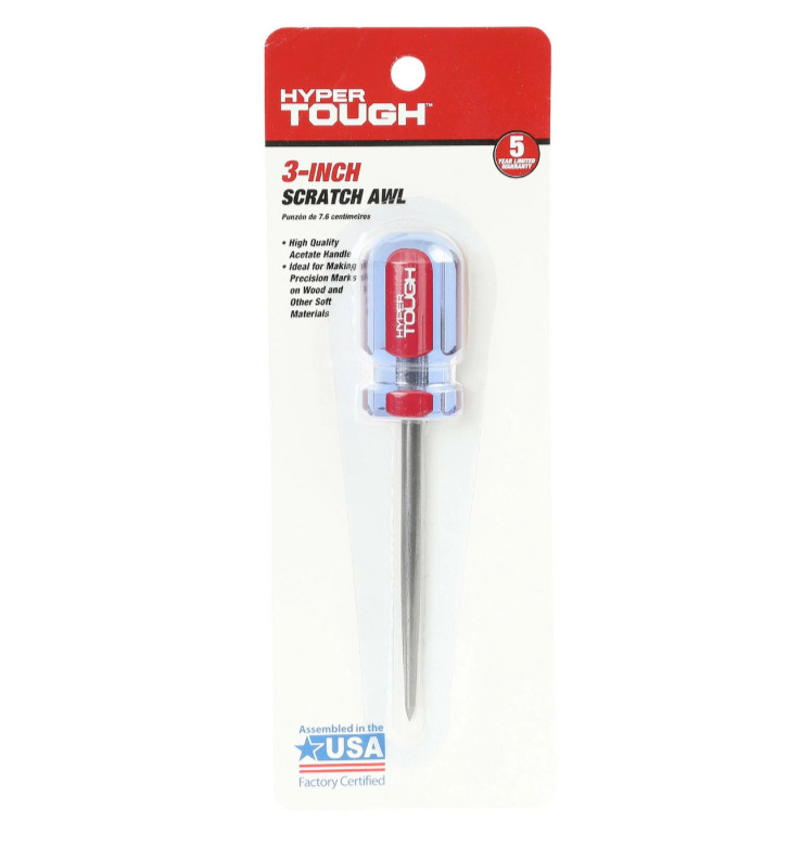 Hyper Tough 3-Inch Scratch Awl