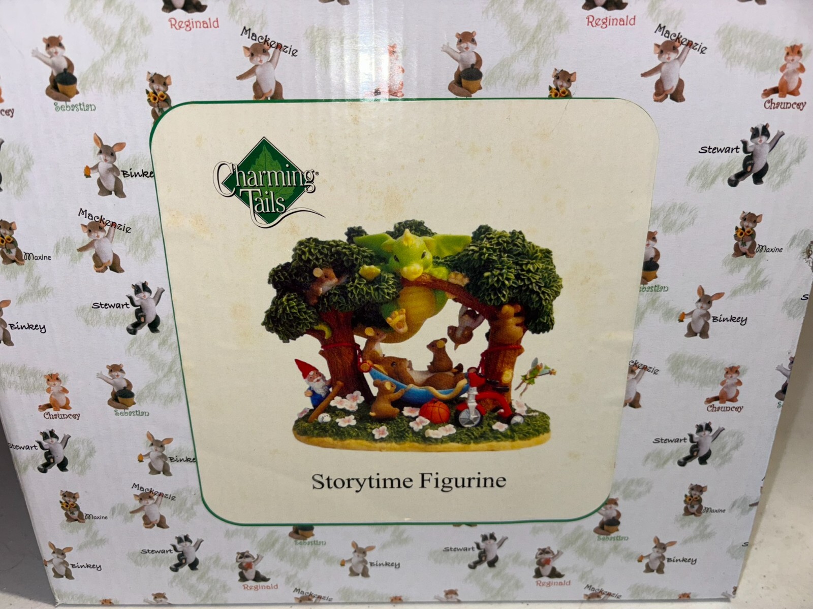 Charming Tails Storytime Figurine 98/598 Signed Dean Griff LE 300 NEW 6" RARE