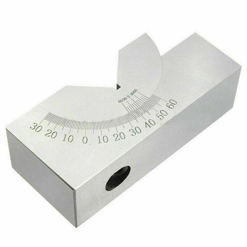 0°-60° Tools Maker Precision Micro Adjustable V Set Angle Gauge Block Milling