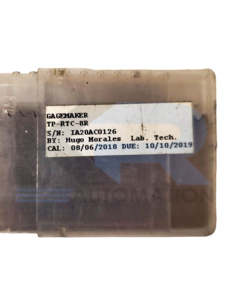 NEW Gagemaker TP-RTC-8R API 8R Casing Profile Thread Gauge 8TPI .75TPF