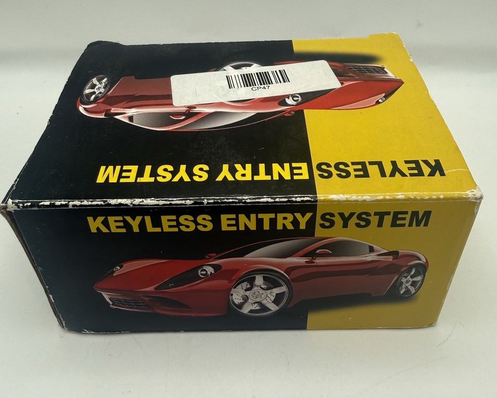 Keyless Entry System, With Remote, Open Box, Unused