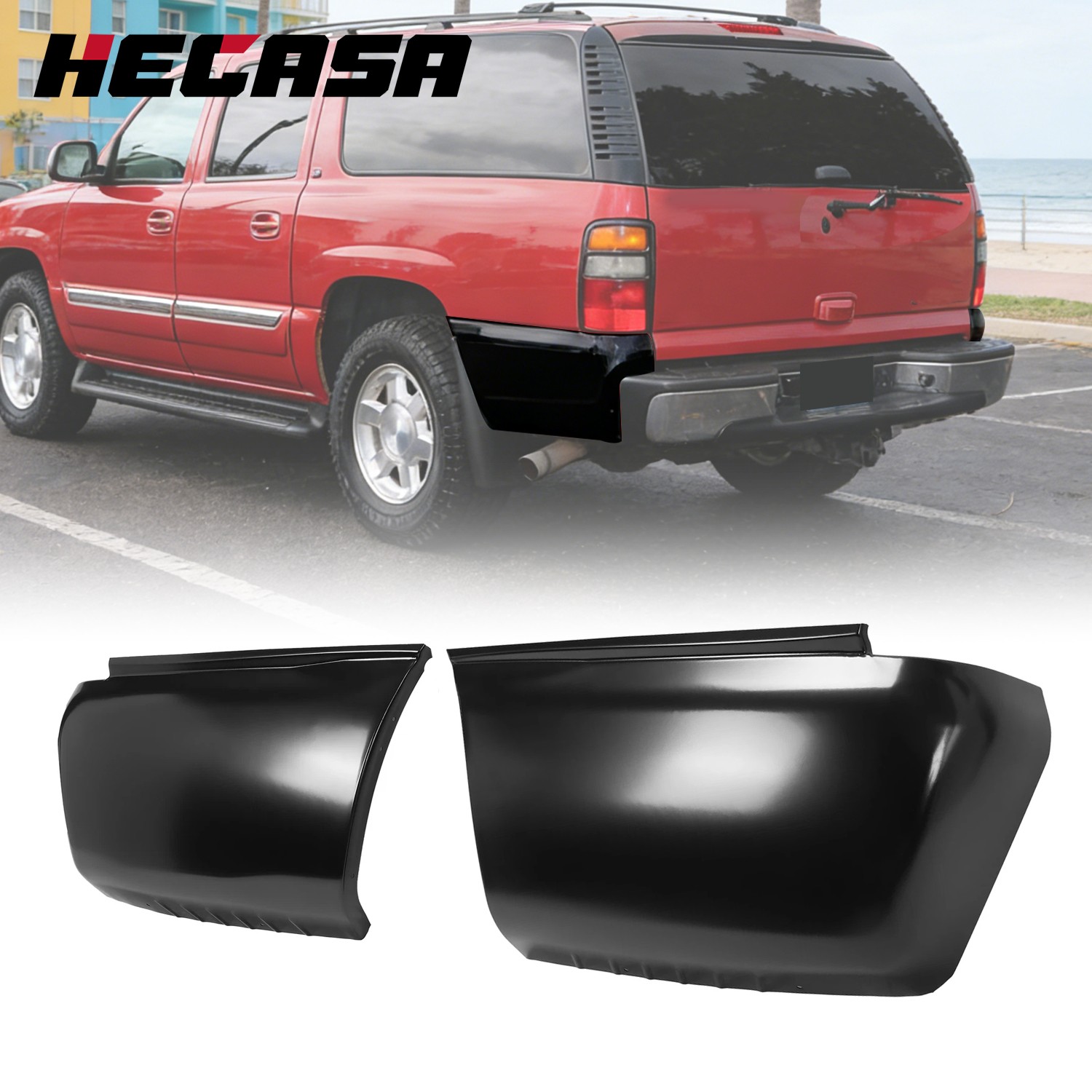 Lower Rear Quarter Panel Section Set of 2 For 00-06 Chevrolet Suburban GMC Yukon