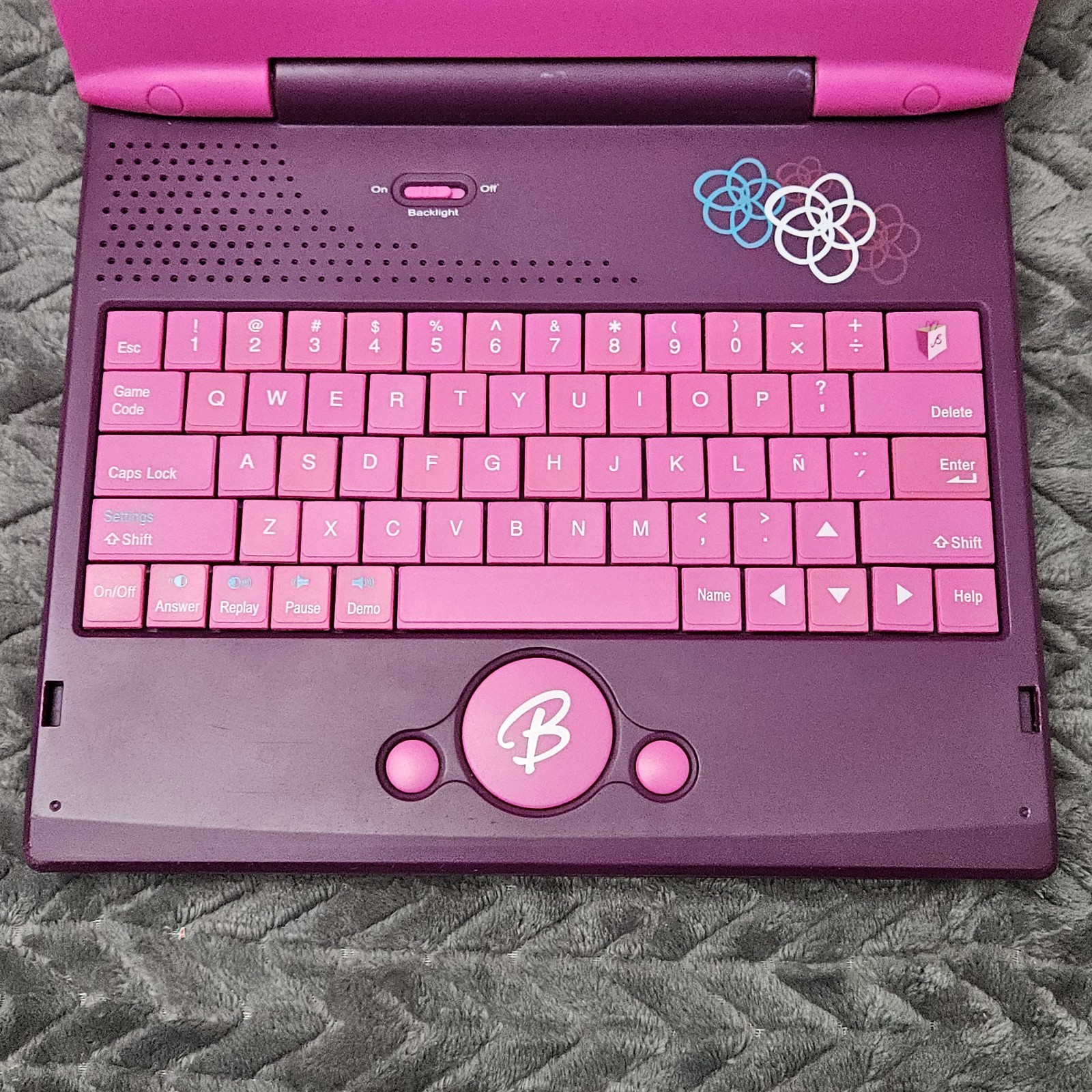 Y2K-VTG Mattel Barbie B-Book Laptop No Mouse Works Great!