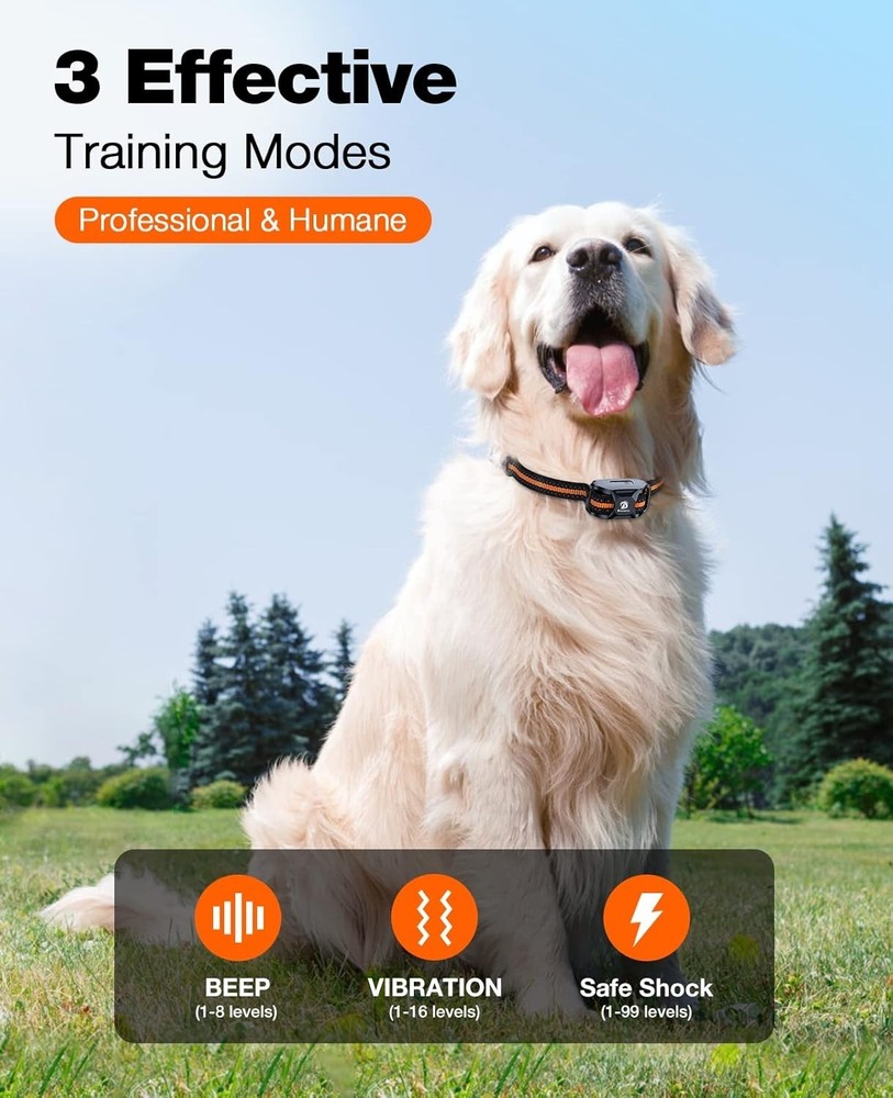 Waterproof Dog Training Collar - Remote-Controlled for Effective Training