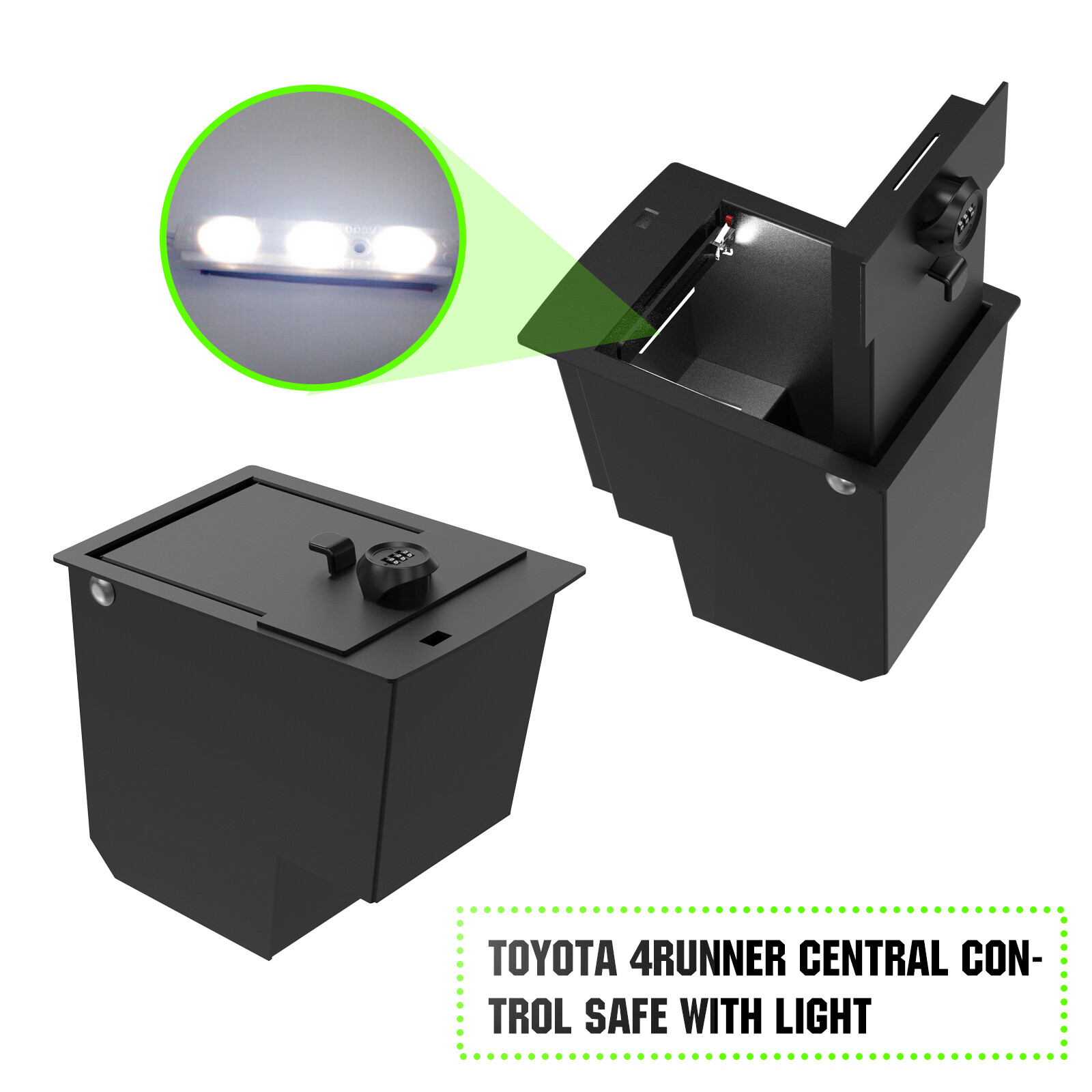 Center Console Safe GUN STORAGE 00016-89199 For 2010 - 2020 2024 TOYOTA 4Runner