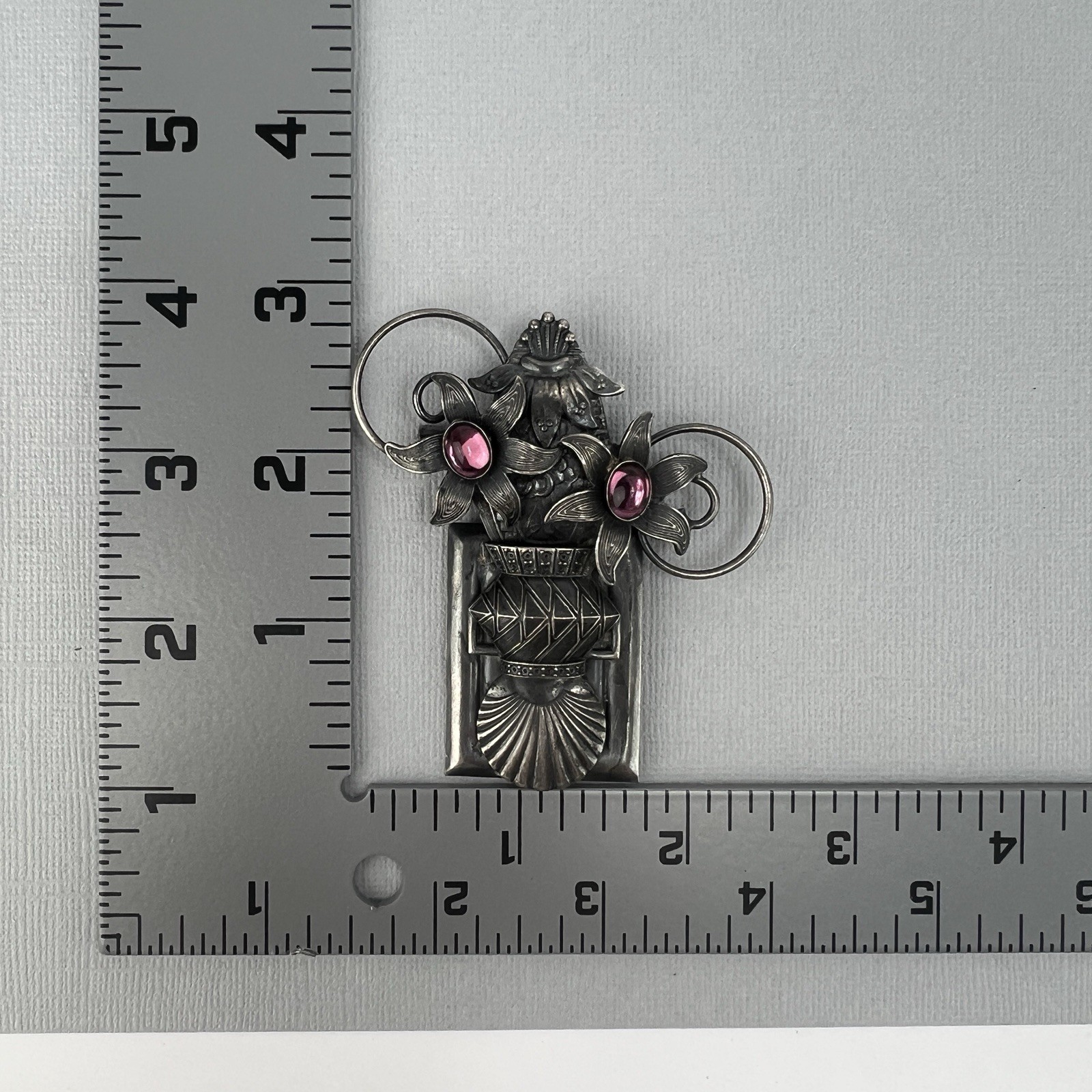 Marjorie Baer Brooch Art Deco AS IS