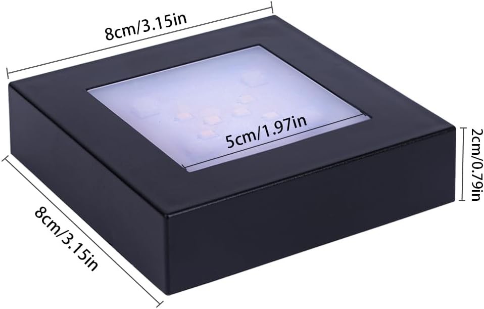 LED Multimodal Multicolor Light Stand Base - Black C-multi-mode