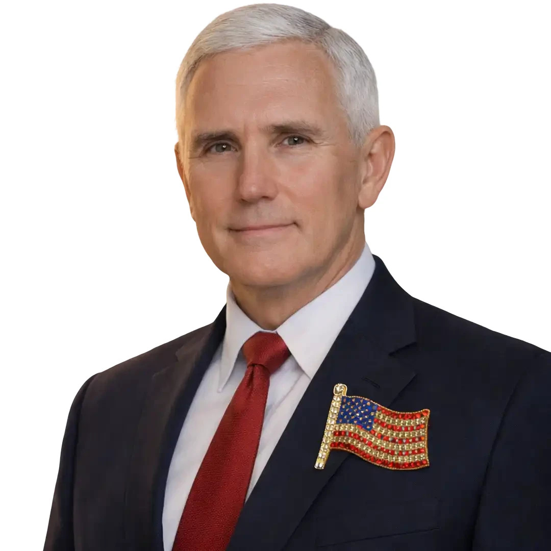 Luxury American Flag Lapel Pin Rhinestone Patriotic Brooch USA Flag Jewelry