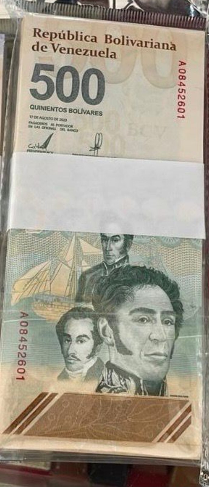 VENEZUELA 500 DIGITALES 2024 New 500 Million Bolivar Series 2 Pcs