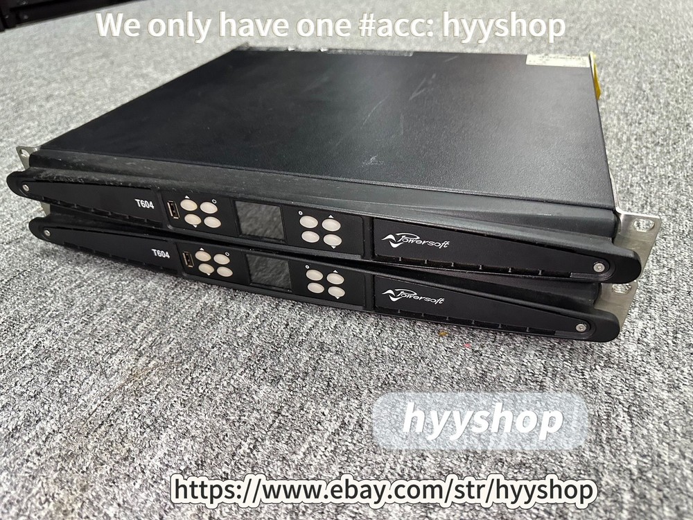 1PCS powersoft t604 4x1250w With Dante/hyy
