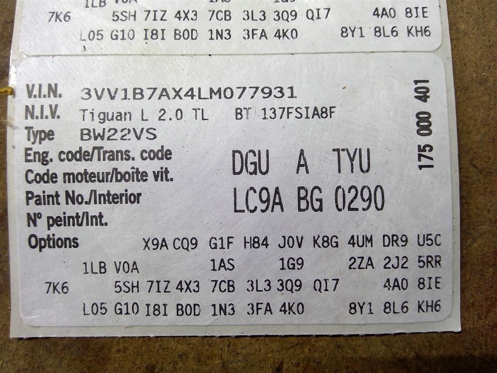 SRS Control Module Dash Mounted Fits 19-25 JETTA 5Q0959655BM