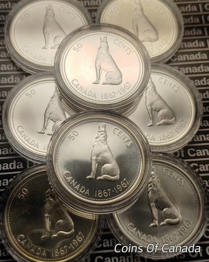 1967 Canada Silver 50 Cents UNCIRCULATED Coin -Multiple Available #coinsofcanada