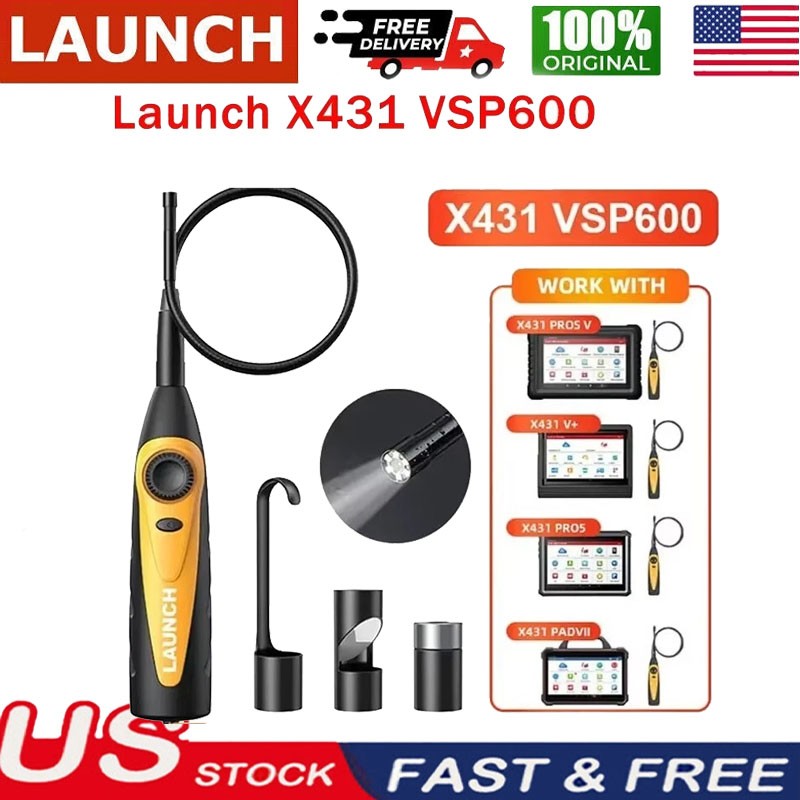 LAUNCH VSP-600 USB Endoscope Camera - HD Flexible Probe for Auto Diagnostics*^