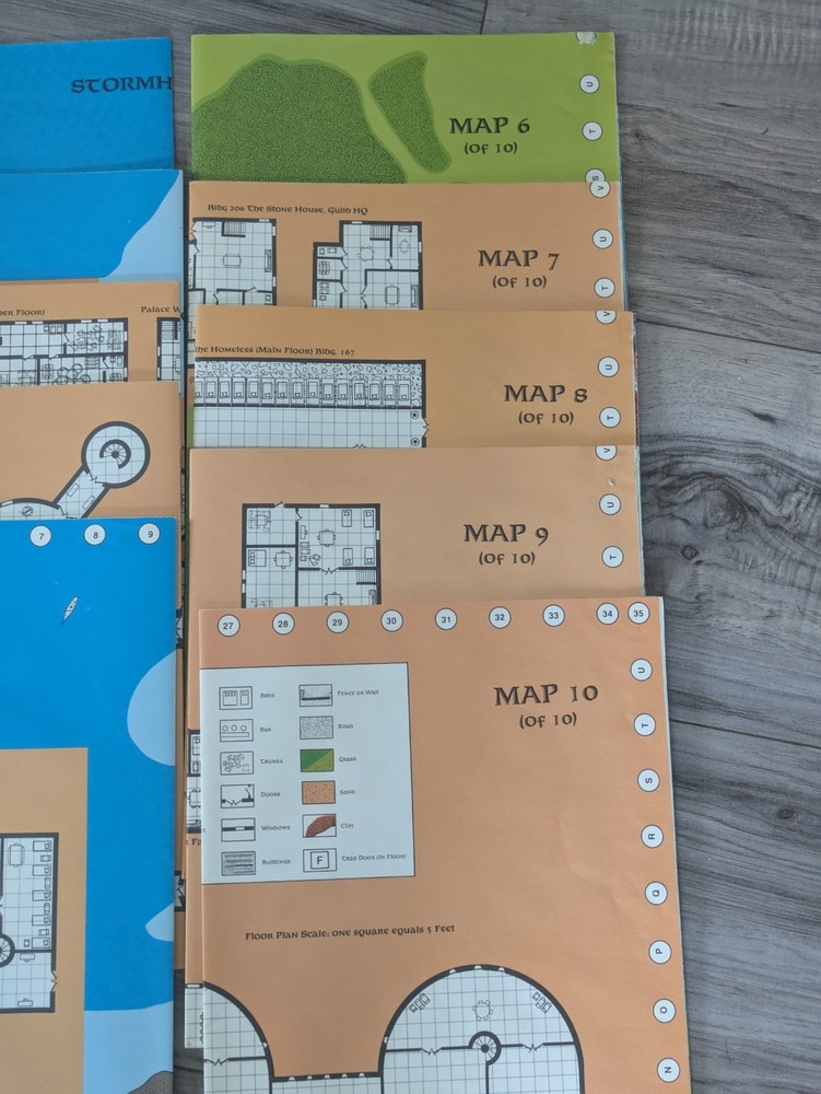 Forgotten Realms City System Box Set Accessory AD&D 1040 Complete!
