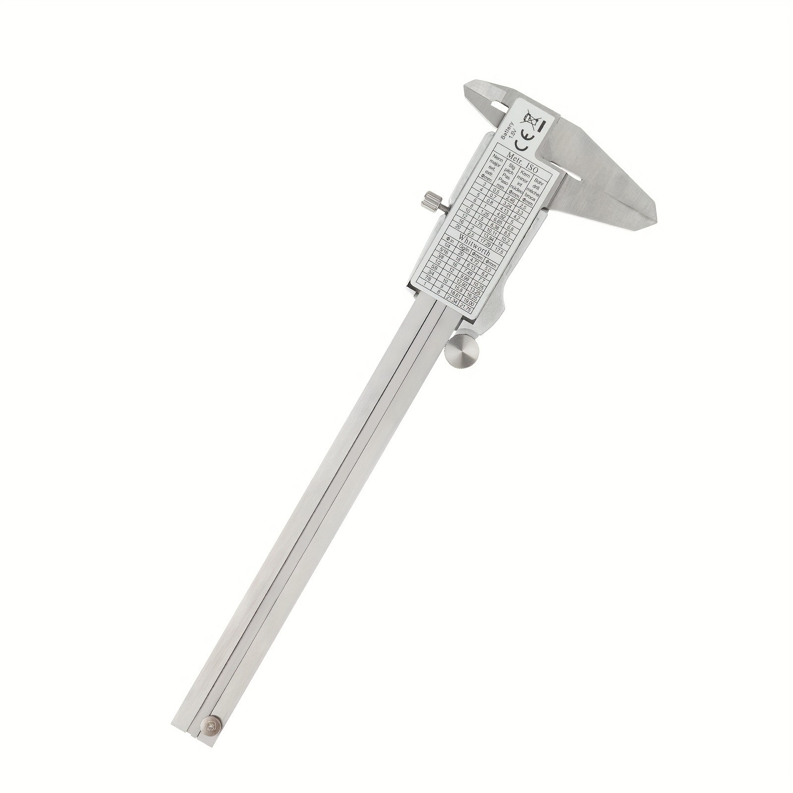 Digital Caliper - Stainless Steel LCD Display for Precise mm/Inch Measurement