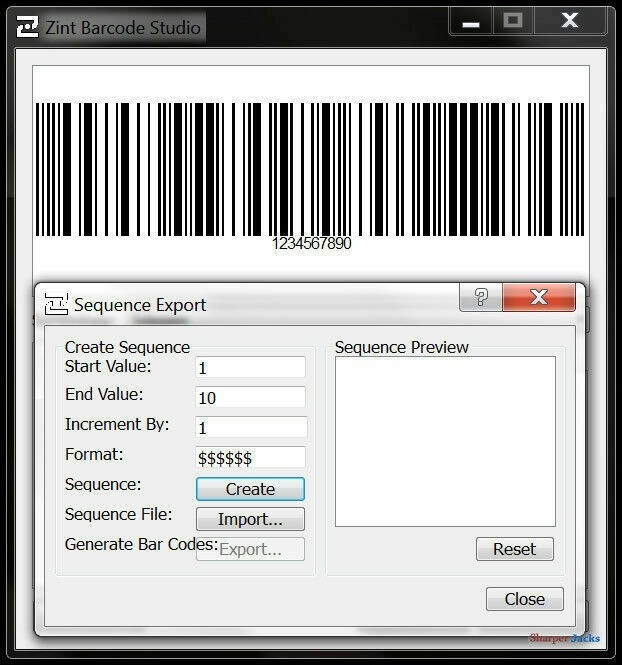 Zint Barcode Generator - UPC QR Code Creator Software - 50+ Formats - Windows CD