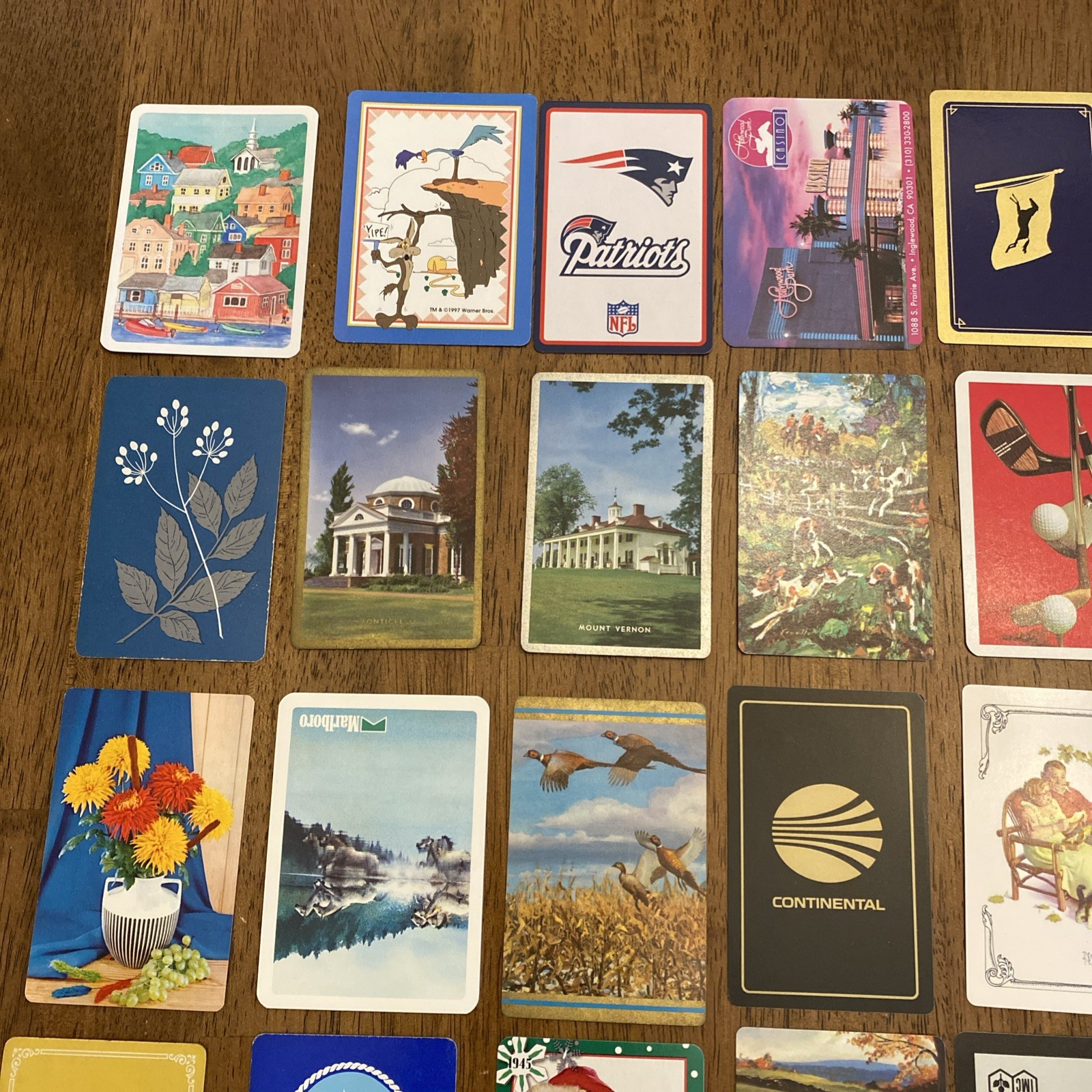 Lot B Single Swap Playing Cards 150 Cards Vintage to Modern Collectible Cards