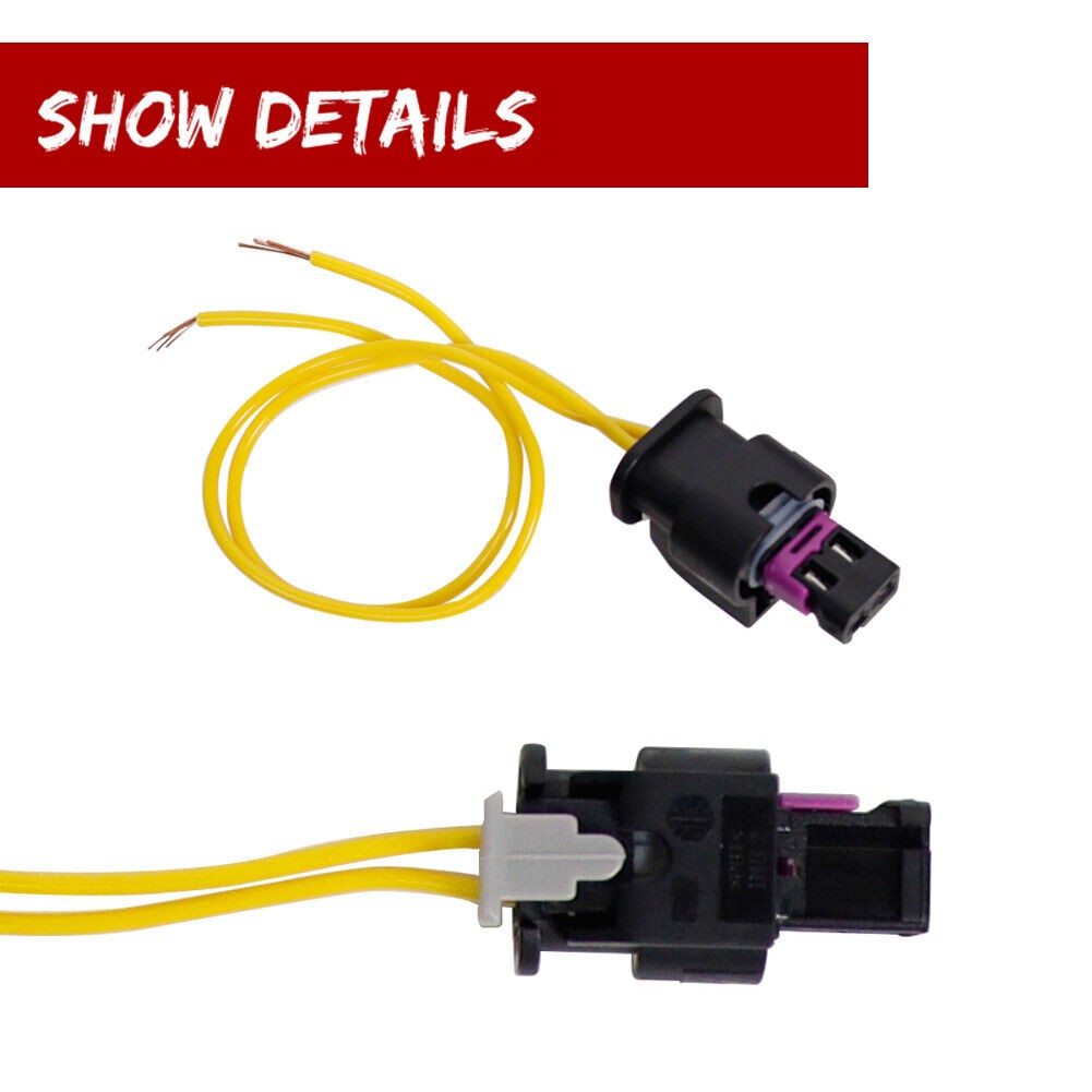 For Chrysler 300 300C 2015-2022 Side Marker Lights Pigtail Connector Wires 2PCS