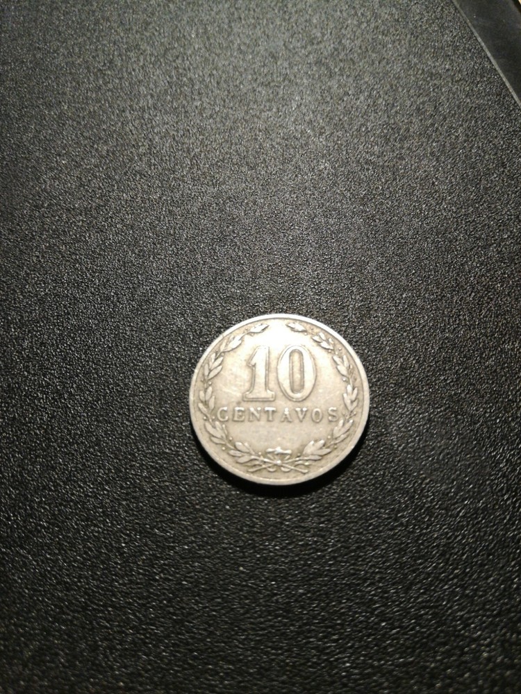 1898 Argentina 10 Centavos Coin