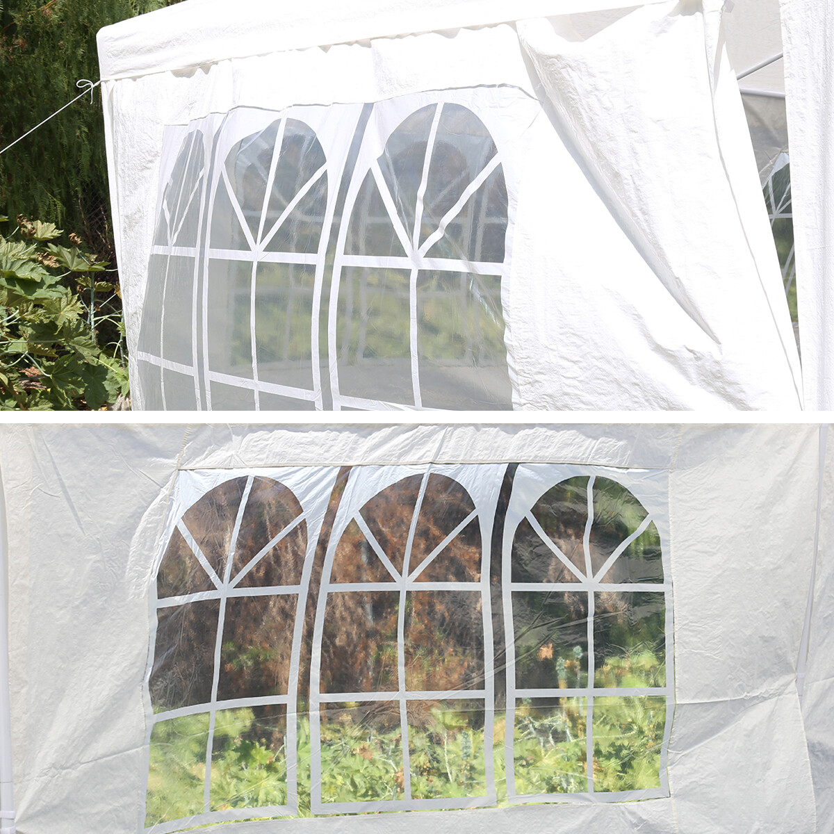 10'x30' Outdoor Canopy Gazebo Patio Wedding Tent Party Pavilion 5-Windows