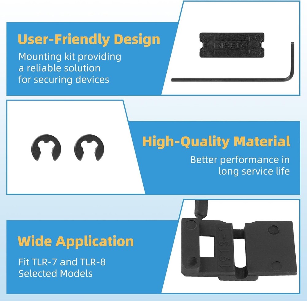 STREAMLIGHT TLR-7 Weapon Mounted Tactical Flashlight with EXTRAS! Nice!! 110