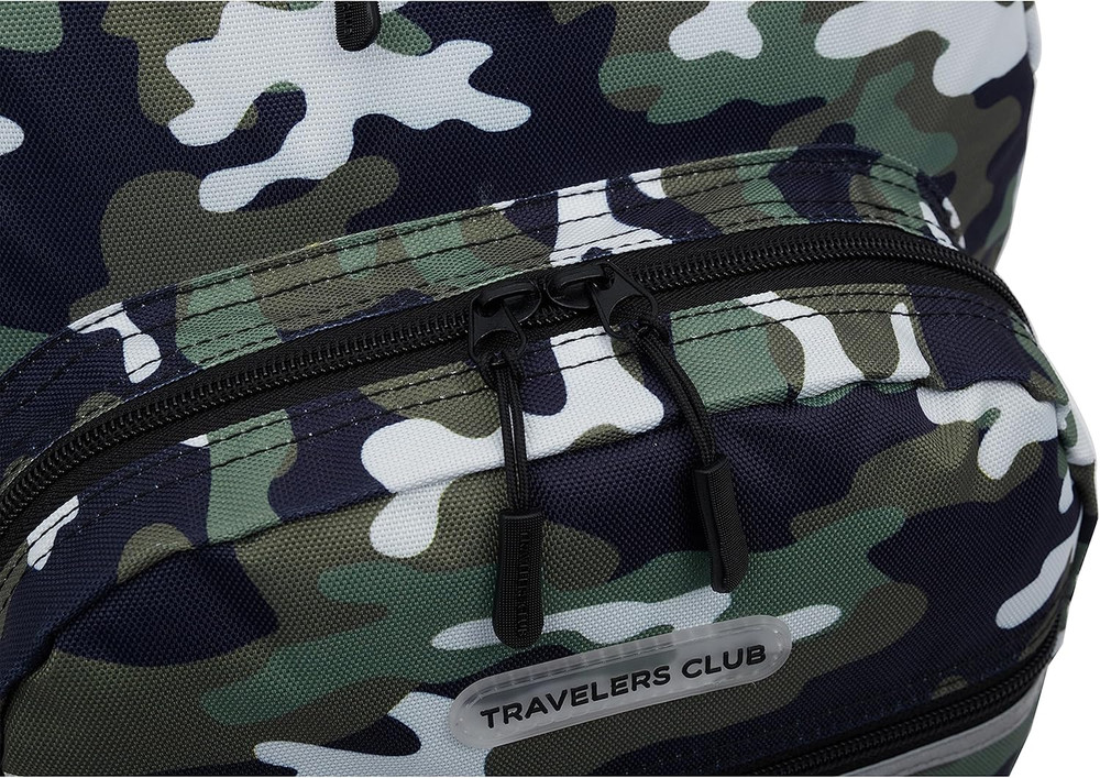 18" Rolling Backpack with Shoulder Straps, Camo