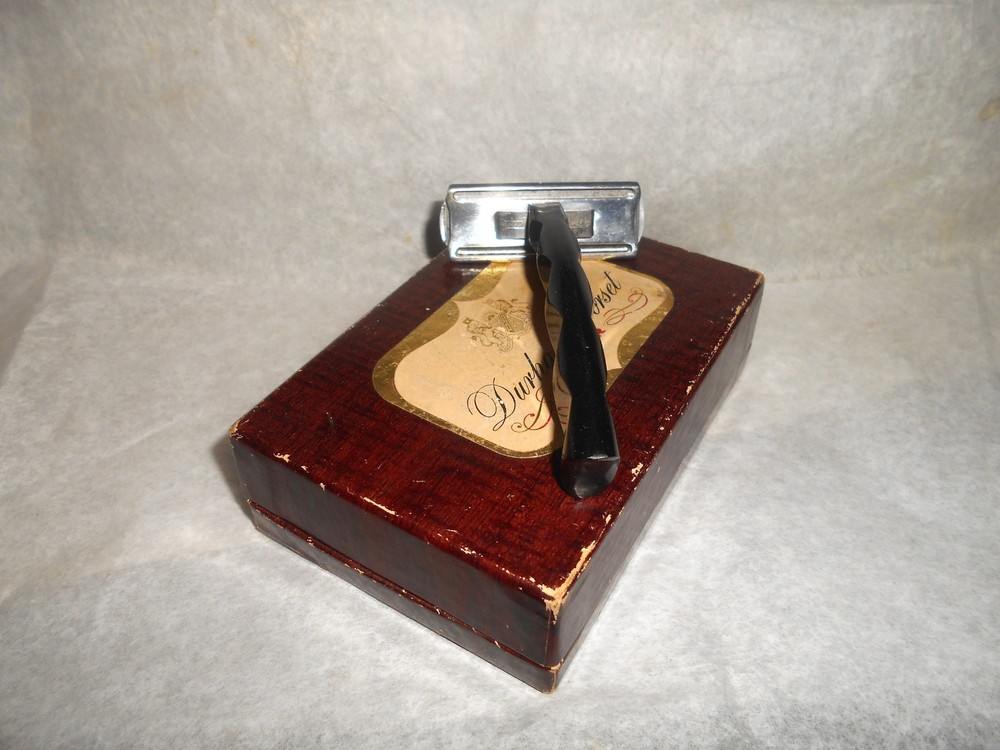 Durham Dorset Safety Razor w 1 Blade Box