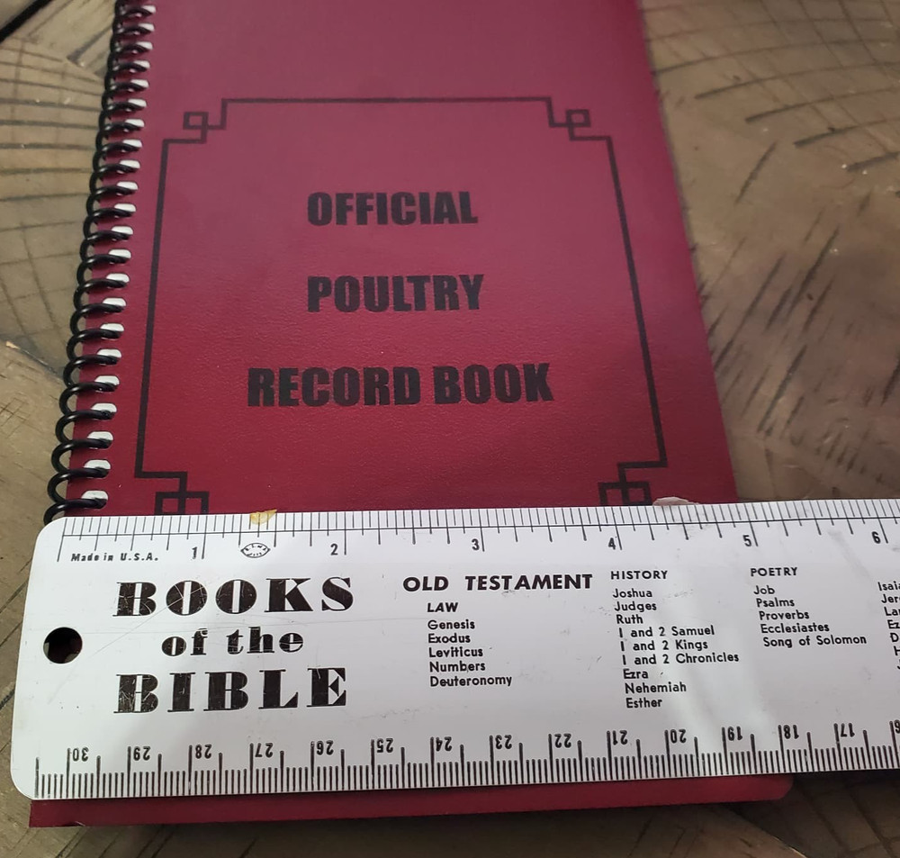 Breeding Register Tracking Book Poultry Chicken Gallos control flock’s future