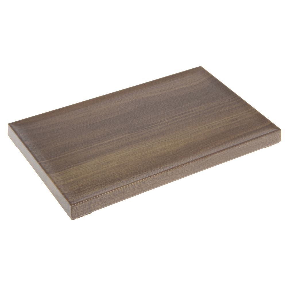 HUBERT Acacia Melamine Replacement Top for Rectangular Riser - 10 1/2"L x 6