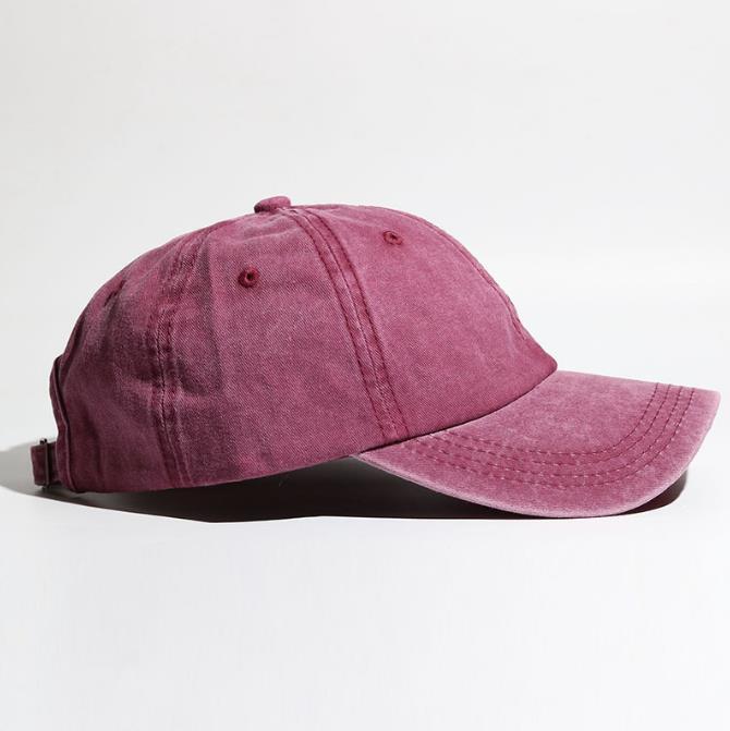 Ponytail Baseball Cap Washed Cotton Polo Style Mesh Caps Plain Adjustable