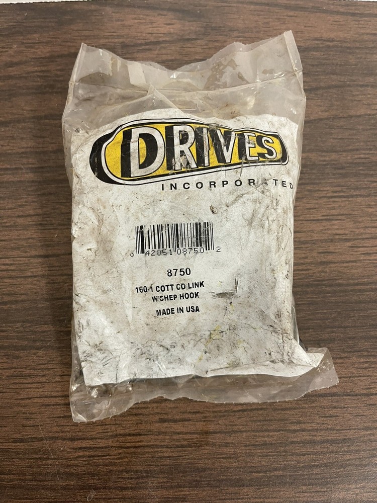 Drives 8750. 160-1 Cottered Connecting Link w/ Shep Hook