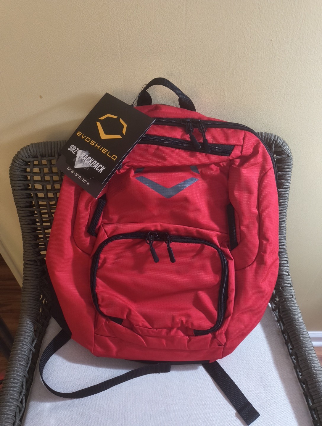 EvoShield SRZ-1 Brand New Scarlet Baseball/ Softball Backpack