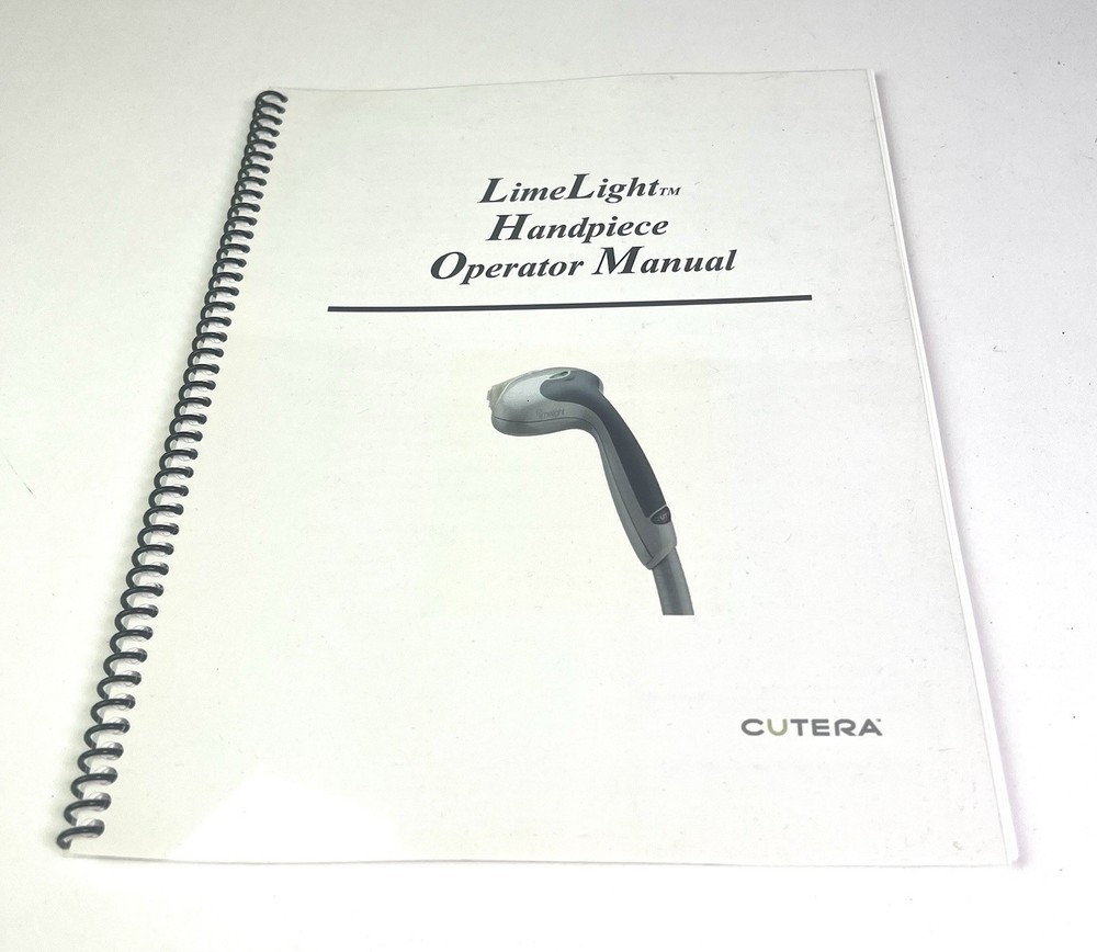 Cutera LimeLight Handpiece Operator Manual