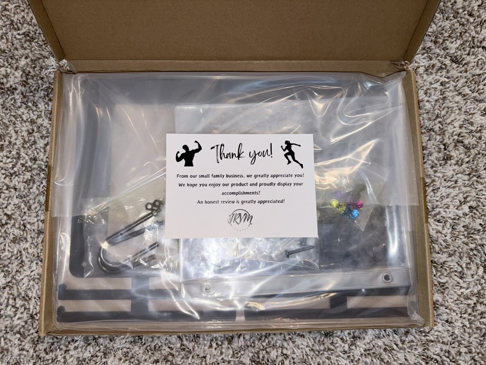 liquidation running medal display hanger