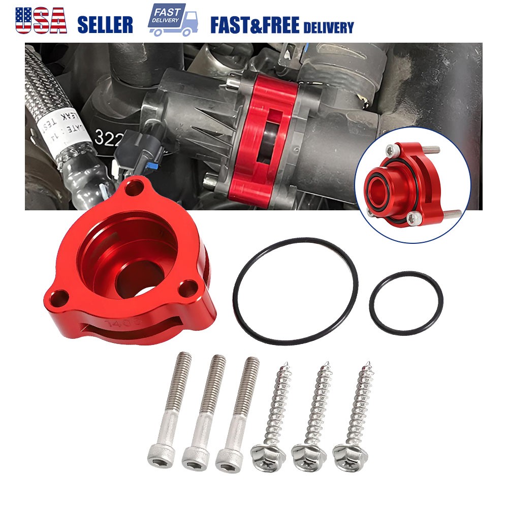 Billet Blow Off Valve Adapter For Chevy Silverado GM Sierra 2.7L Turbo 2019-2023